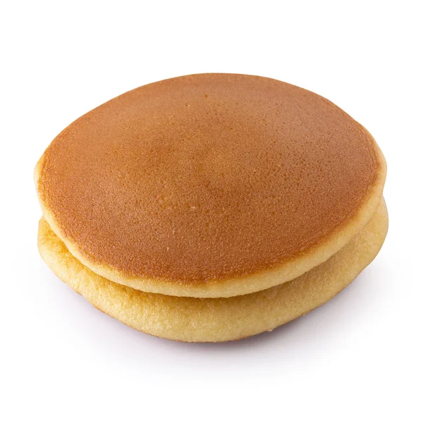 Dorayaki adalah pancake Jepang yang diisolasi pada latar belakang putih . — Stok Foto