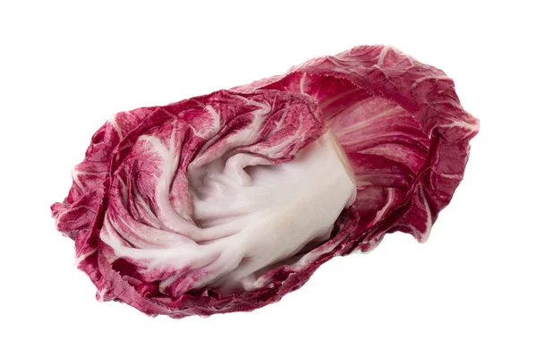 Radicchio, red salad isolated on white background — Stock Photo, Image