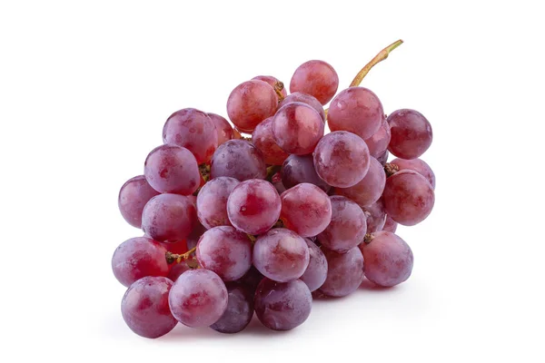 Красный виноград на белом фоне. — стоковое фото