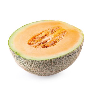 Japon kavun, bal kavun veya kavun beyaz sırt izole