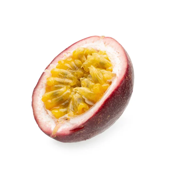 Fresh passion fruit isolated on a white background — Stock Photo, Image