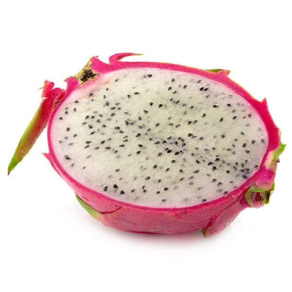 Dragon fruit of pitaya geïsoleerd op witte achtergrond. — Stockfoto