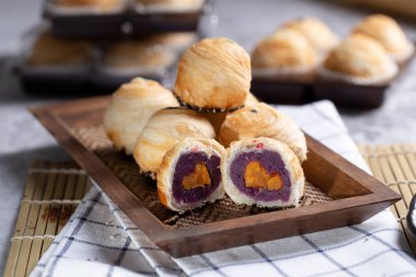 Kızarmış Çin hamur işi için hamur işi..