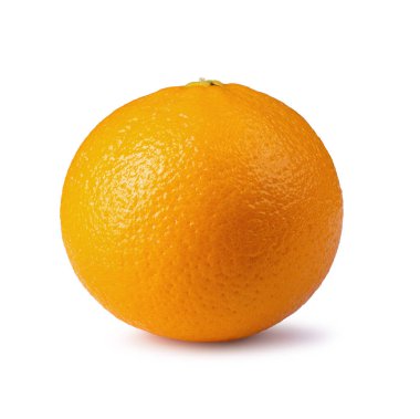 turuncu meyve kırpma yolu, beyaz arkaplanda izole