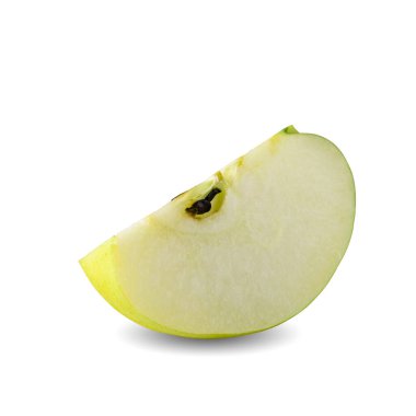 Çin armut meyvesi kırpma yolu ile beyaz arkaplanda izole.