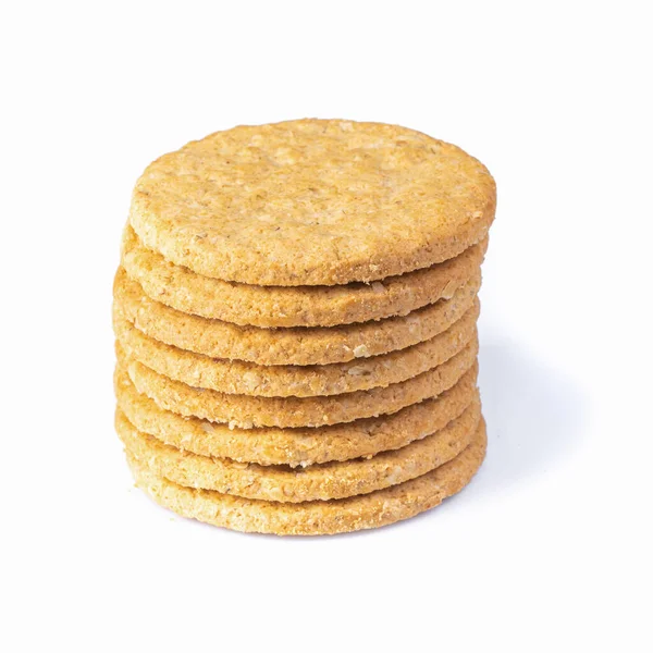 Galletas Avena Vegana Postre Desintoxicante Vegano Saludable Aislado Sobre Fondo — Foto de Stock