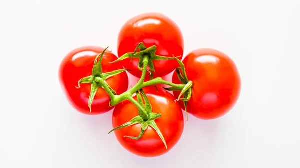 Hermosos Tomates Rojos Maduros Herederos Cultivados Invernadero Jardinería Foto Con — Foto de Stock