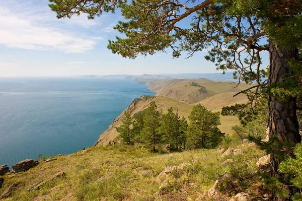 Lake Baikal Olkhon View Big Sea Stock Image