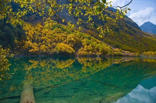 Dritter Baduk See Dombay Herbst — Stockfoto