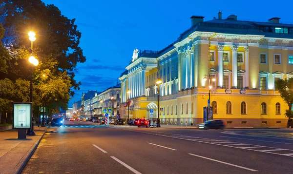 Szentpétervár Admiraltyejszkij Sugárút — Stock Fotó