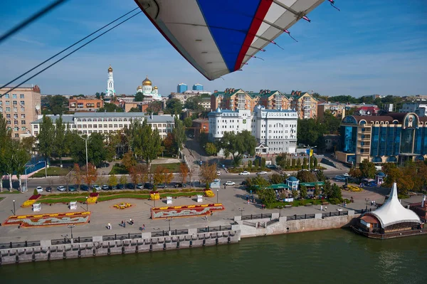 Rostov Don Don Nehrindeki Uçaktan Görüntüler — Stok fotoğraf