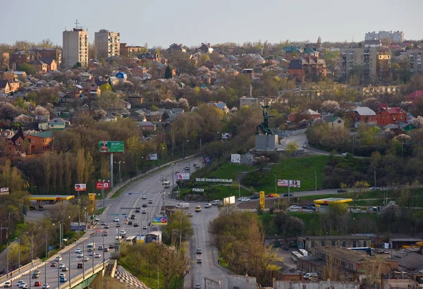 Ростов Дону Вид Залізничний Район Ростова — стокове фото