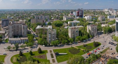 Rostov-on-Don - Gardiyanlar meydanının panoramik görüntüsü. 