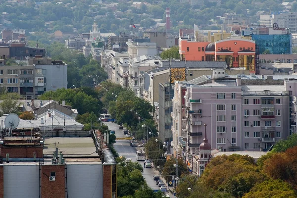 Rostov Don Bolshaya Sadovaya Caddesi Manzarası — Stok fotoğraf