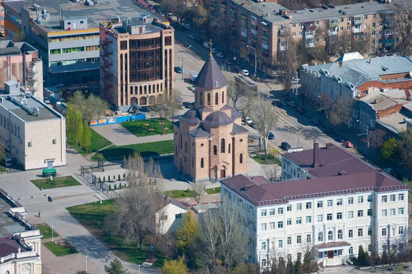 Rostov Don Pohled Letadla Tolstogo Kostel Surb Harutyun Hotel Sevan — Stock fotografie