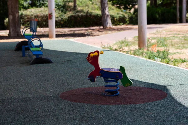 Lekplats Parken Solig Dag — Stockfoto