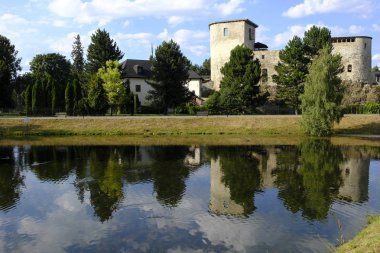 Liptovsky Hradok Kalesi, düşük Tatra Dağları, Vysok Tatry, Slovakya manzara, 