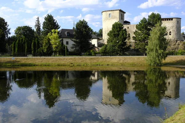 Liptovsky Hradok Kalesi, düşük Tatra Dağları, Vysok Tatry, Slovakya manzara, 
