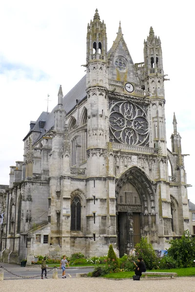 Vernon Γαλλία Αυγούστου 2018 Την Collegiate Εκκλησία Notre Dame Στο — Φωτογραφία Αρχείου