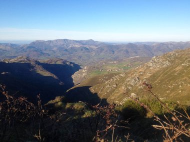 Picos de Europa Milli Parkı ve Asturias, İspanya daki Dağları