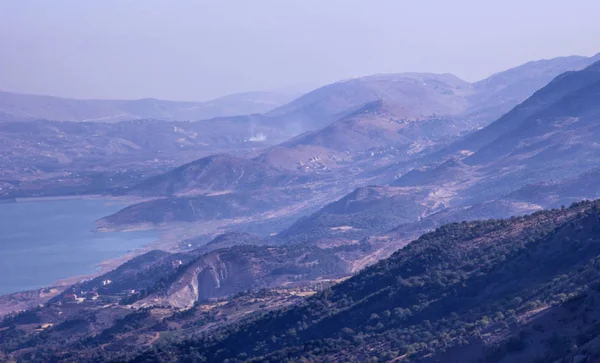 Libanonské Krajina Údolí Biká Baalbeck Údolí Bikáa Libanon — Stock fotografie