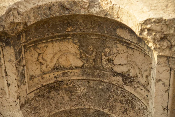 Ruínas Romanas Antigo Complexo Templo Heliópolis Baalbek Bekaa Valley Líbano — Fotografia de Stock