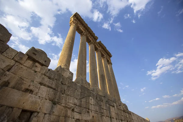 Roma Antik Heliopolis Tapınak Karmaşık Mahveder Baalbek Bekaa Vadisi Lübnan — Stok fotoğraf