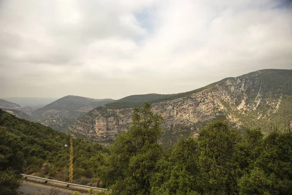 Paisagem Qadisha Valley Líbano Histórico Estreito Vale Qadisha Líbano — Fotografia de Stock