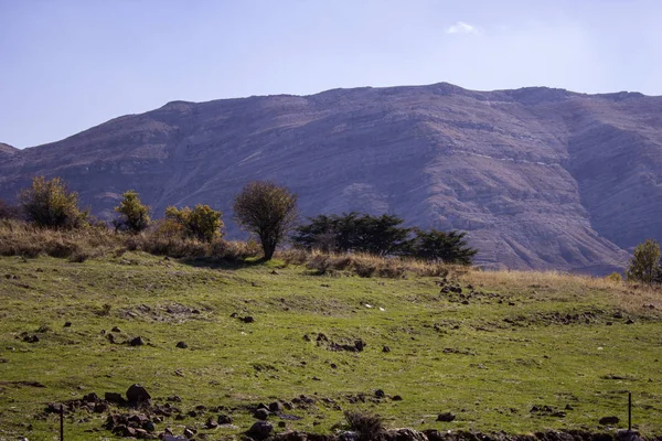 Zobrazení Šířku Qurnat Jako Sawda Lebanons Nejvyšší Vrchol Pohoří Libanon — Stock fotografie