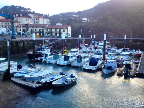 Vista del puerto deportivo en Armintza. Provincia de Vizcaya. País Vasco en el norte de España . —  Fotos de Stock