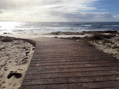 Path to beach, Finisterre, Costa de la Muerte, Galicia, Spain
