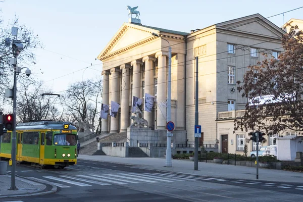 Poznan Poland December 2018 Grand Theatre Poznan Neoclassical Opera House — Stock Photo, Image