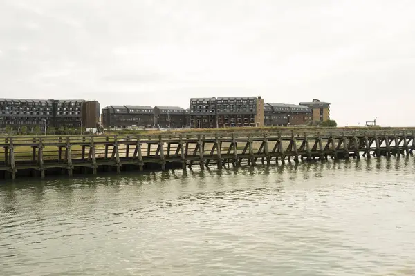 Deauville Francia Agosto 2018 Hermosas Casas Costa Del Canal Mancha — Foto de Stock