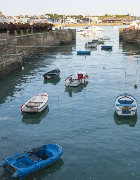 Granville Normandie Frankrike Augusti 2018 Hamnen Vid Tidvatten Granville Normandie — Stockfoto