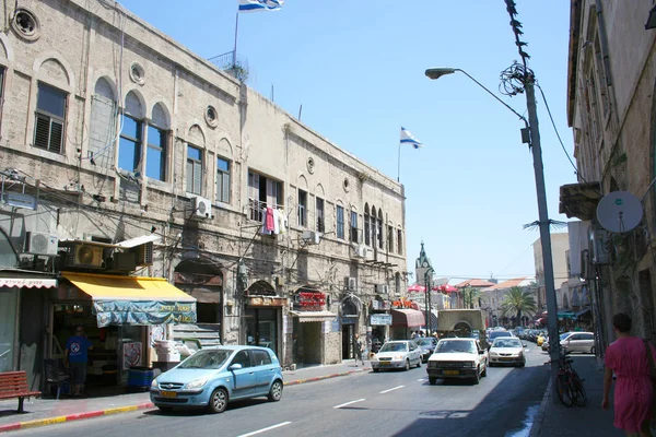 Тель-Авив, Израиль - 7 июня 2013 г.: Вид на улицу в исторической части Яффо. Тель-Авив, Израиль — стоковое фото