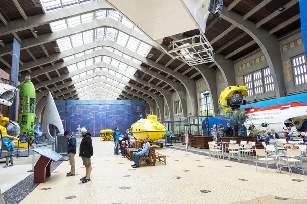 Cherbourg Octeville Francia Agosto 2018 Gran Salón Con Famosos Bañadores — Foto de Stock