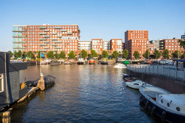 Westerdok amsterdam niederland holländische moderne stadt — Stockfoto