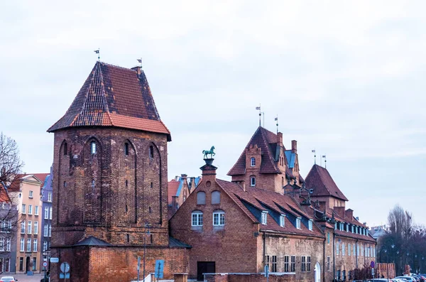 Streets of the Old city of Gdansk, Poland — Stock Photo, Image