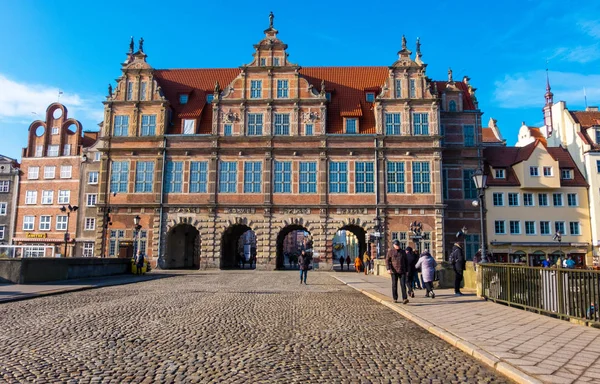 Green Gate, was built to serve as the formal residence of the Polish monarchs. — Stock Photo, Image