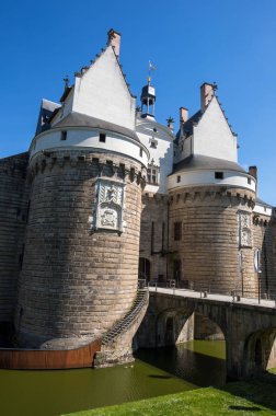 Nantes, Fransa'da Brittany Dükleri veya Chateau des Ducs de Bretagne Kalesi