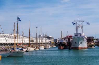 La Rochelle Fransa Limanı'nda liman ve denizcilik müzesi