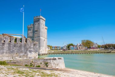 Vieux Port La Rochelle'deki St Nicolas ve de la Chaine Turu, Fransa