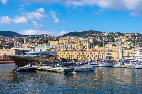 Genova Olaszország 2019 Augusztus Porto Antico Genova Vagy Genova Régi — Stock Fotó