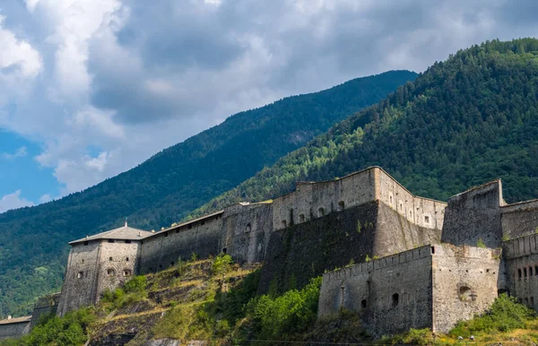 Fort Exilles, Piemont, Włochy — Zdjęcie stockowe