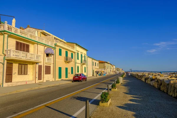 Marina Pisa Italy August 2019 Town Waterfront Marina Pisa Sunset — Stock Photo, Image