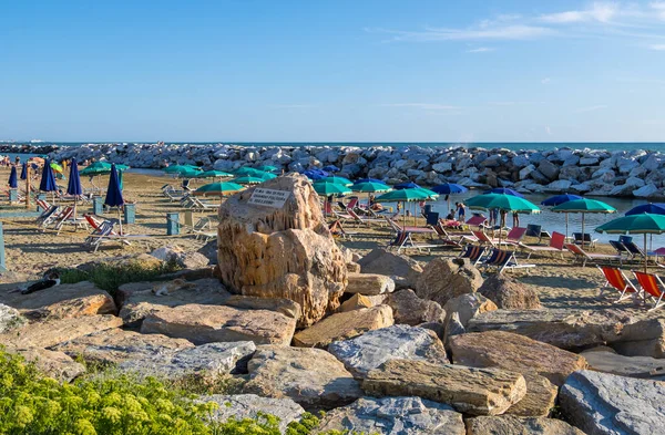 Marina Pisa Olaszország 2019 Augusztus Festői Kilátás Strandra Marina Pisa Stock Kép