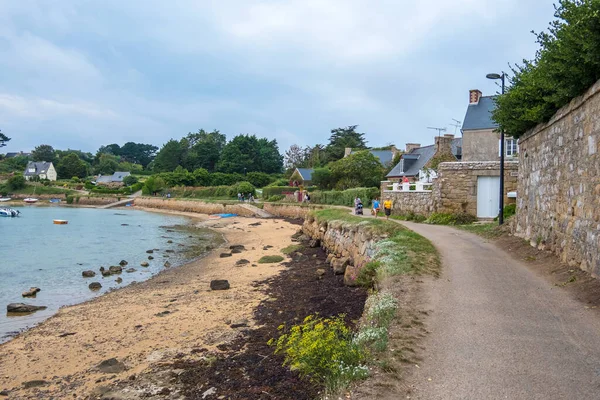 Krajobraz na malowniczej wyspie Ile de Brehat w Bretanii, Francja — Zdjęcie stockowe