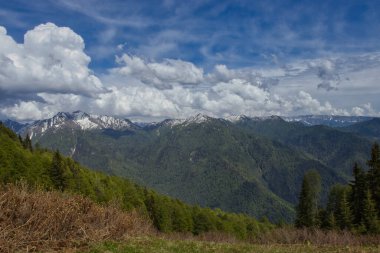 Büyük Kafkasya Dağları - Samegrelo Dağları Planlı Ulusal Park, Georgia.