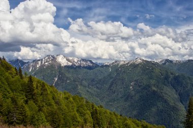 Büyük Kafkasya Dağları - Samegrelo Dağları Planlı Ulusal Park, Georgia.