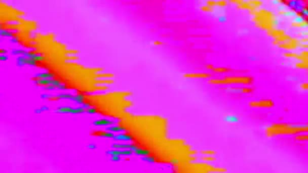 Bucle Ruido Colorido Generado Digitalmente Textura Grano Vivo — Vídeo de stock